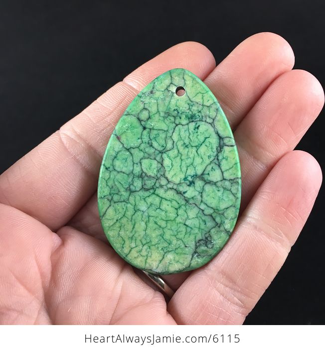 Green Turquoise Stone Jewelry Pendant - #Xk4iSselr2M-6