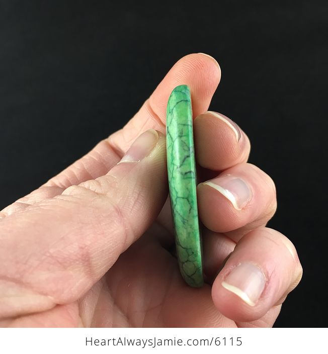 Green Turquoise Stone Jewelry Pendant - #Xk4iSselr2M-5