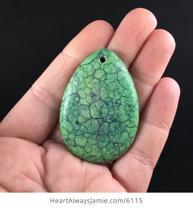 Green Turquoise Stone Jewelry Pendant - #Xk4iSselr2M-1