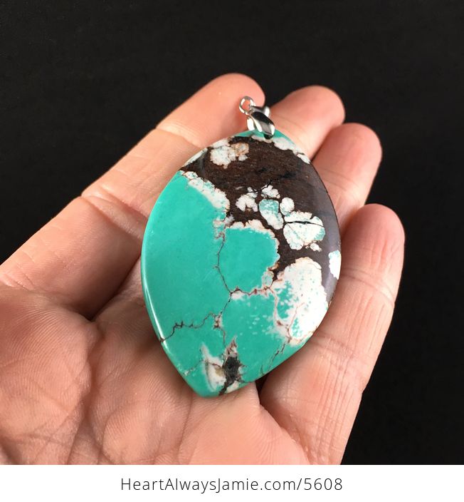 Green Turquoise Stone Jewelry Pendant - #ZN6T99X6smI-2