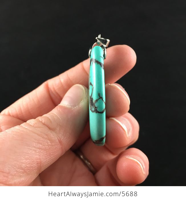 Green Turquoise Stone Jewelry Pendant - #m04YFcq8yN8-5