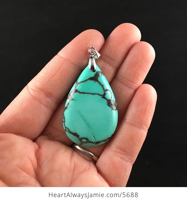 Green Turquoise Stone Jewelry Pendant - #m04YFcq8yN8-1