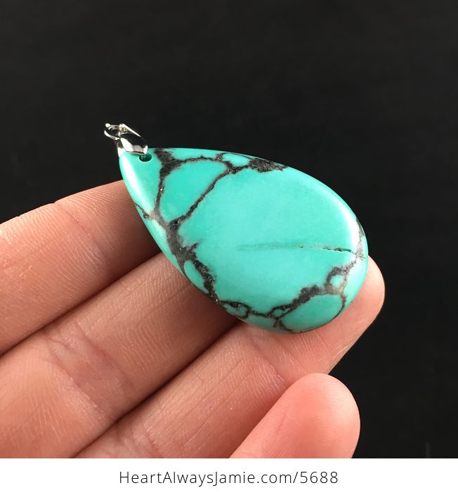 Green Turquoise Stone Jewelry Pendant - #m04YFcq8yN8-4