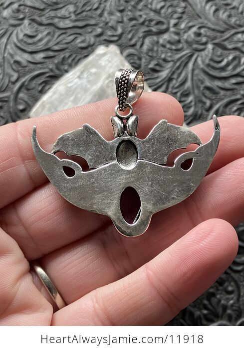 Halloween Flying Vampire Bat Amethyst Gemstone Crystal Jewelry Pendant Charm - #pp464p4KGtc-4