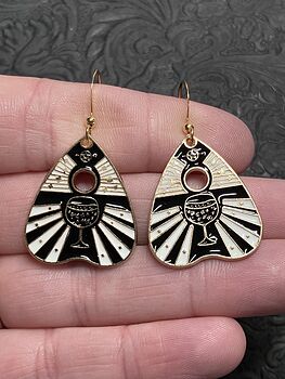 Halloween Ouija Planchette Goblet Witchy Earrings #yWRTzfnTyJk