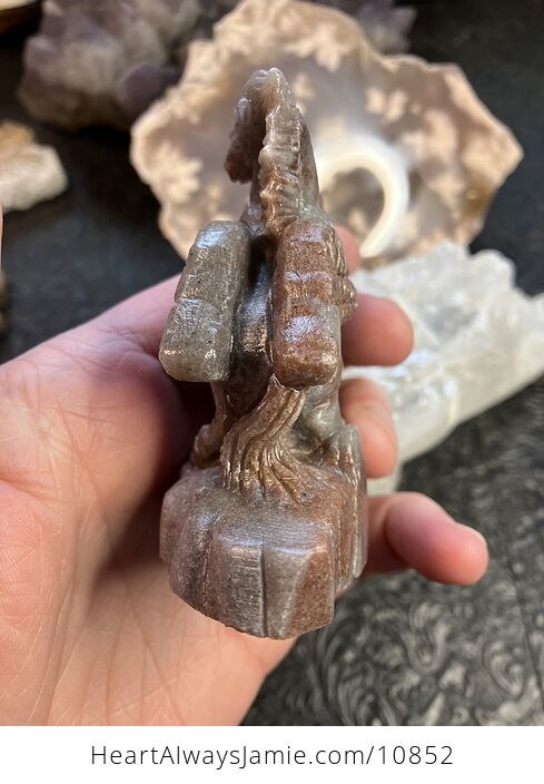 Hand Carved Crystal Stone Pegasus Quartzite Figurine - #rZ6gC4SRLHw-5