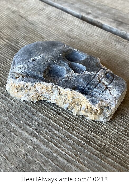Hand Carved Human Skull Carved Crystal Stone Rock Figurine - #Bo3N9MRTo4M-13