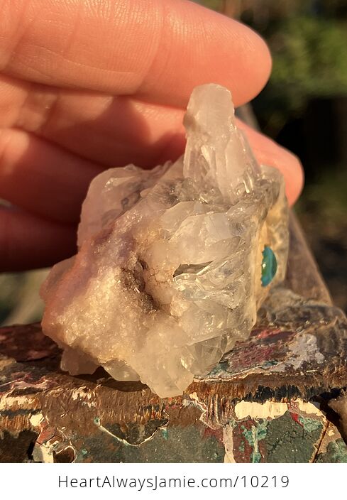 Hand Carved Rock Crystal with a Dragon Eye Figurine - #0okFXBXmJb8-2