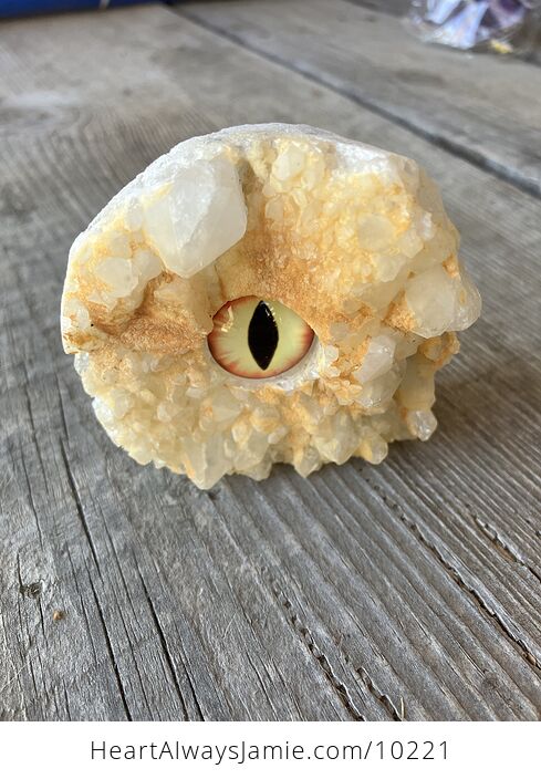 Hand Carved Rock Crystal with a Dragon Eye Figurine - #E6X6JQi5ouA-5