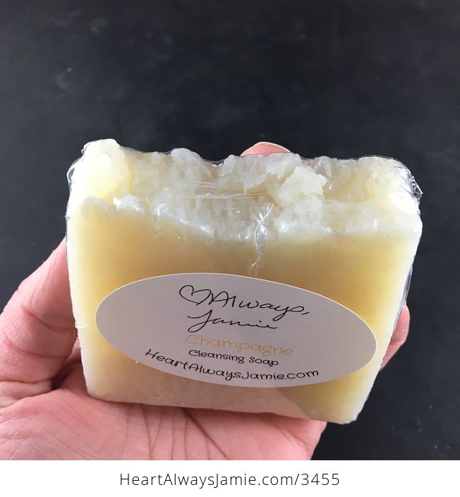 Handmade Champagne or Ginger Ale Kitchen Hand and Body Bar Soap Coconut and Olive Oil Base - #OPzqO6jorbI-2