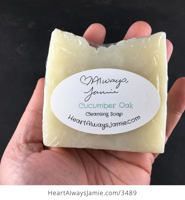 Handmade Cucumber Oak Kitchen Hand and Body Bar Soap Coconut and Olive Oil Base - #Ig84YDF6Aoo-1