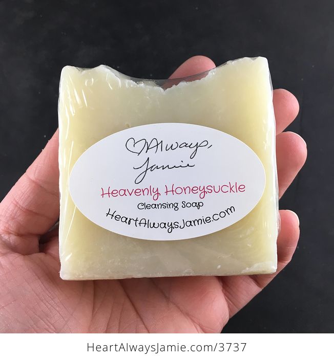 Handmade Heavenly Honeysuckle Kitchen Hand and Body Bar Soap Coconut and Olive Oil Base - #W69vZ8Xyv3A-1