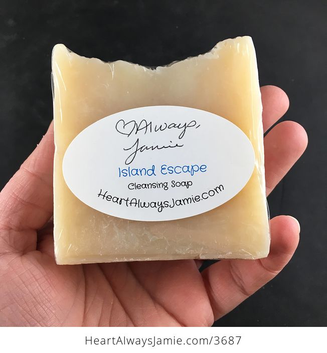 Handmade Island Escape Kitchen Hand and Body Bar Soap Coconut and Olive Oil Base - #2ShcO1pxQj8-1
