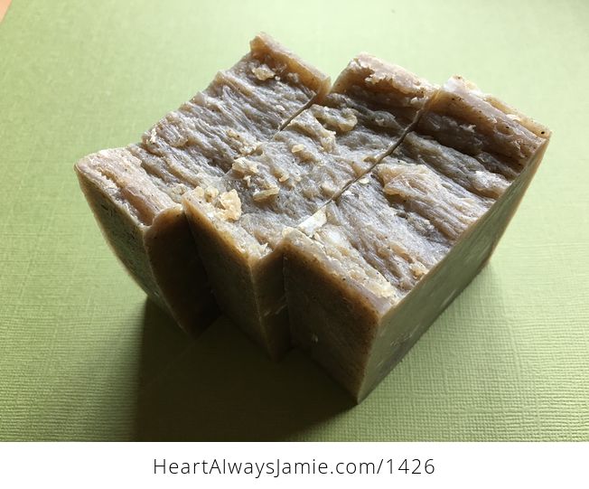 Handmade Thyme Herb Hand Kitchen and Body Bar Soap Lightly Scented for Sensitive People Whole Loaf Can Be Made - #HnhXQhMjbBg-1
