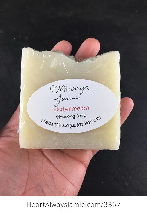 Handmade Watermelon Kitchen Hand and Body Bar Soap Coconut and Olive Oil Base - #H0XHJ5tXKBQ-1