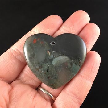 Heart Shaped African Bloodstone Jewelry Pendant #Sq5EXlB07Zs