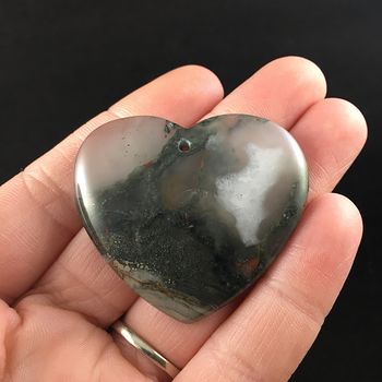 Heart Shaped African Bloodstone Jewelry Pendant #fT2EnS5DXws