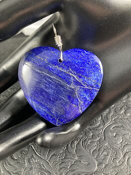 Heart Shaped Blue Lapis Lazuli Stone Pendant Jewelry #f1E8nUAc3EQ