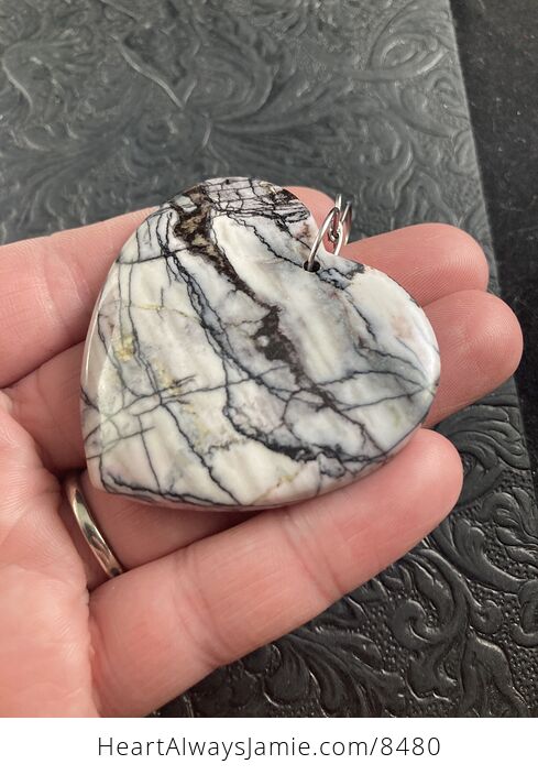 Heart Shaped Jasper Stone Jewelry Pendant Ornament - #n7RwufJNemo-5