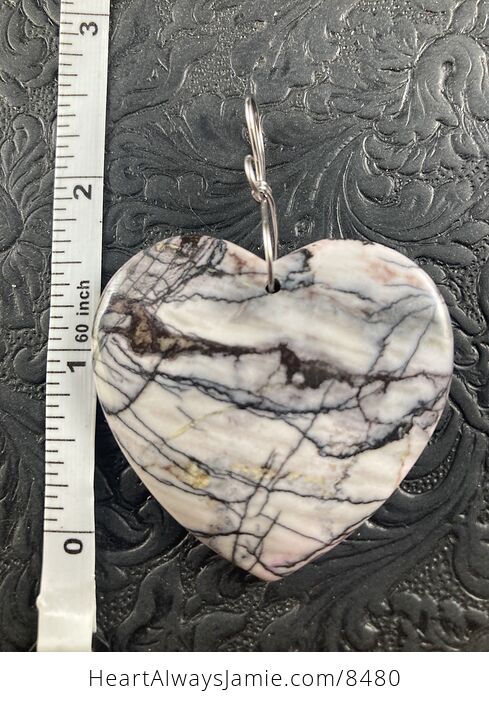 Heart Shaped Jasper Stone Jewelry Pendant Ornament - #n7RwufJNemo-2