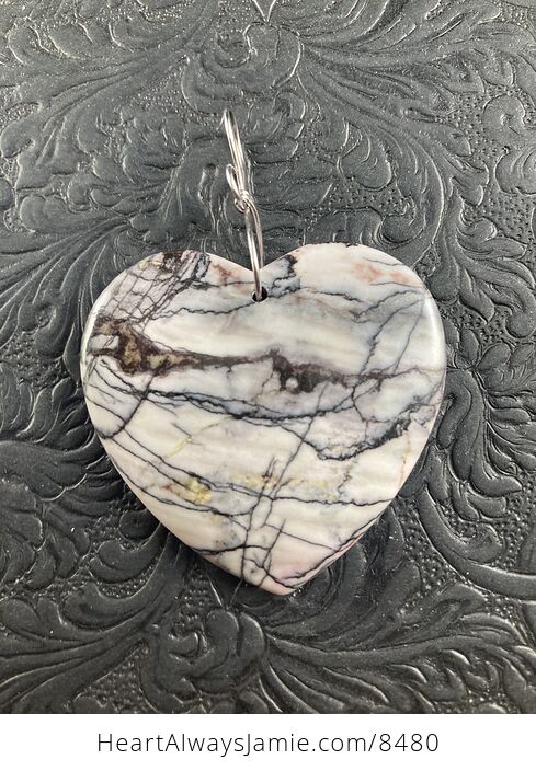 Heart Shaped Jasper Stone Jewelry Pendant Ornament - #n7RwufJNemo-3