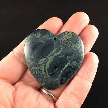Heart Shaped Kambaba Jasper Stone Jewelry Pendant #in7j3jm7WdI