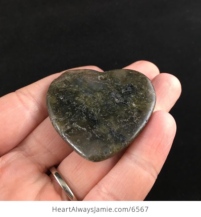 Heart Shaped Labradorite Stone Jewelry Pendant - #ltUlUChniO8-2