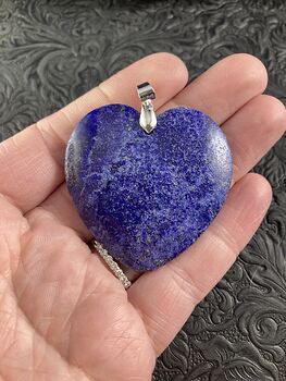 Heart Shaped Lapis Lazuli Stone Jewelry Pendant #wjXlcj7sXs4