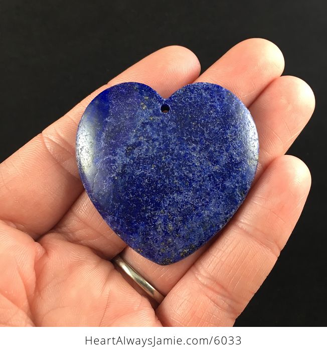 Heart Shaped Lapis Lazuli Stone Jewelry Pendant - #CC6UCsSwMwQ-1