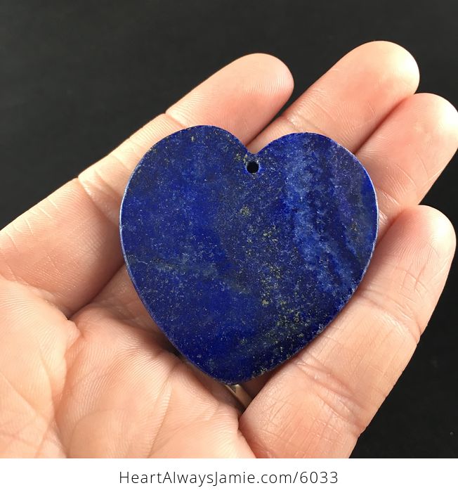 Heart Shaped Lapis Lazuli Stone Jewelry Pendant - #CC6UCsSwMwQ-6