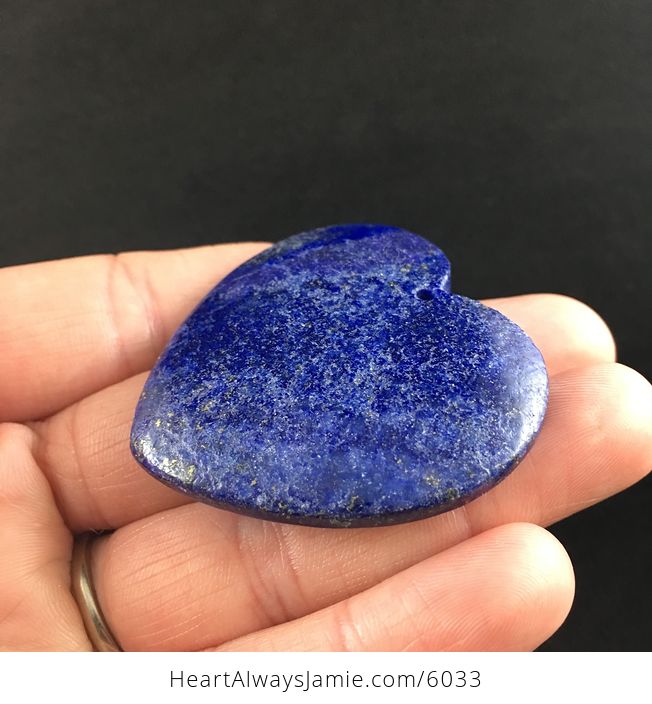 Heart Shaped Lapis Lazuli Stone Jewelry Pendant - #CC6UCsSwMwQ-3