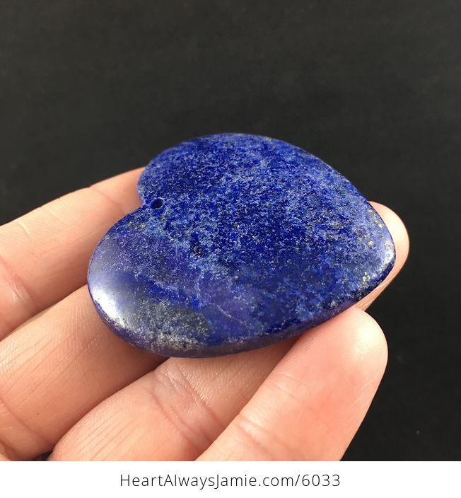 Heart Shaped Lapis Lazuli Stone Jewelry Pendant - #CC6UCsSwMwQ-4