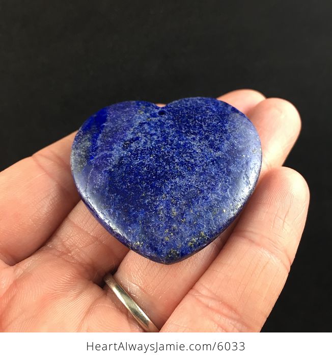 Heart Shaped Lapis Lazuli Stone Jewelry Pendant - #CC6UCsSwMwQ-2
