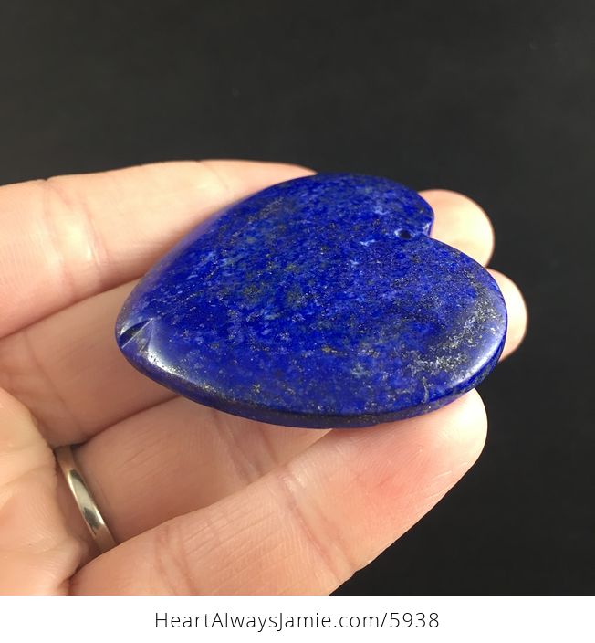 Heart Shaped Lapis Lazuli Stone Jewelry Pendant - #DPO3xIC5JvA-4