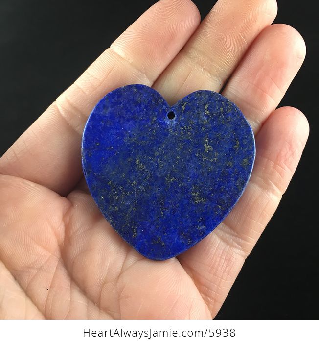 Heart Shaped Lapis Lazuli Stone Jewelry Pendant - #DPO3xIC5JvA-6