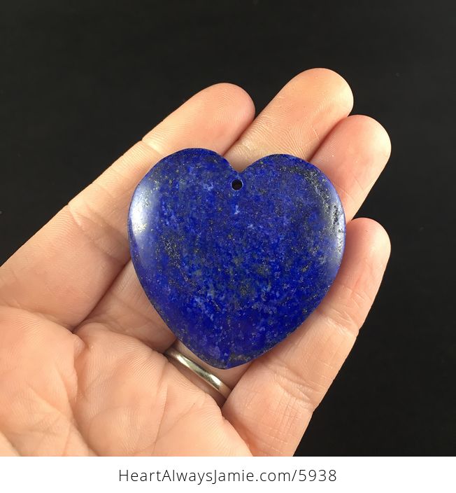 Heart Shaped Lapis Lazuli Stone Jewelry Pendant - #DPO3xIC5JvA-2
