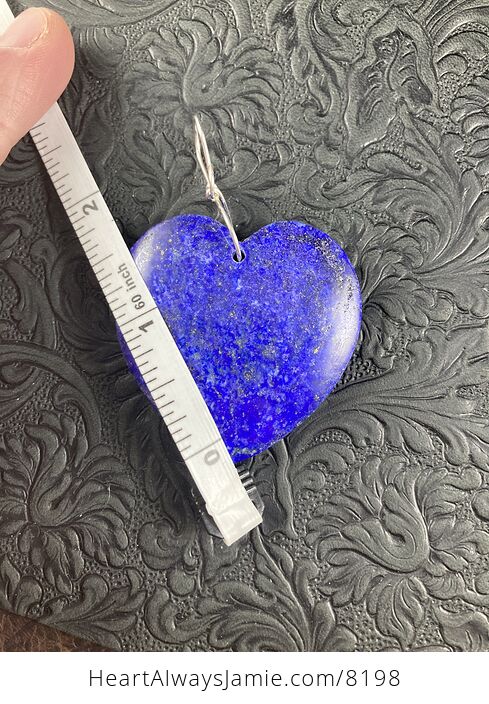 Heart Shaped Lapis Lazuli Stone Jewelry Pendant - #deIawKrAY2k-3