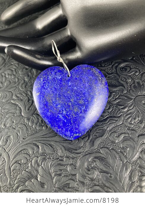 Heart Shaped Lapis Lazuli Stone Jewelry Pendant - #deIawKrAY2k-6