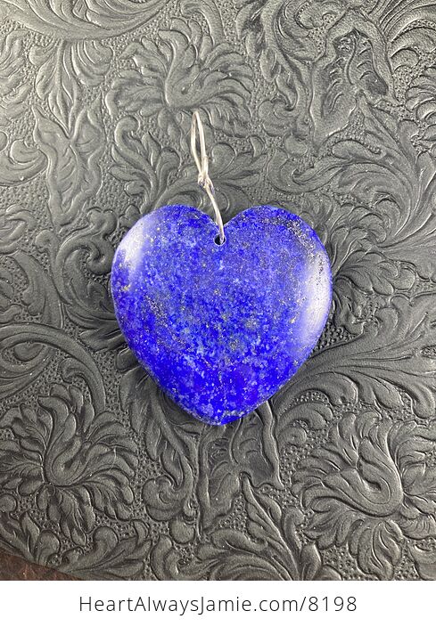 Heart Shaped Lapis Lazuli Stone Jewelry Pendant - #deIawKrAY2k-2