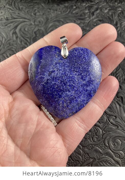 Heart Shaped Lapis Lazuli Stone Jewelry Pendant - #wjXlcj7sXs4-1