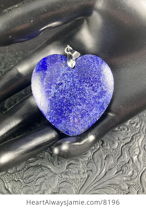 Heart Shaped Lapis Lazuli Stone Jewelry Pendant - #wjXlcj7sXs4-6