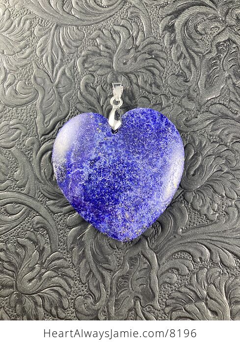 Heart Shaped Lapis Lazuli Stone Jewelry Pendant - #wjXlcj7sXs4-4