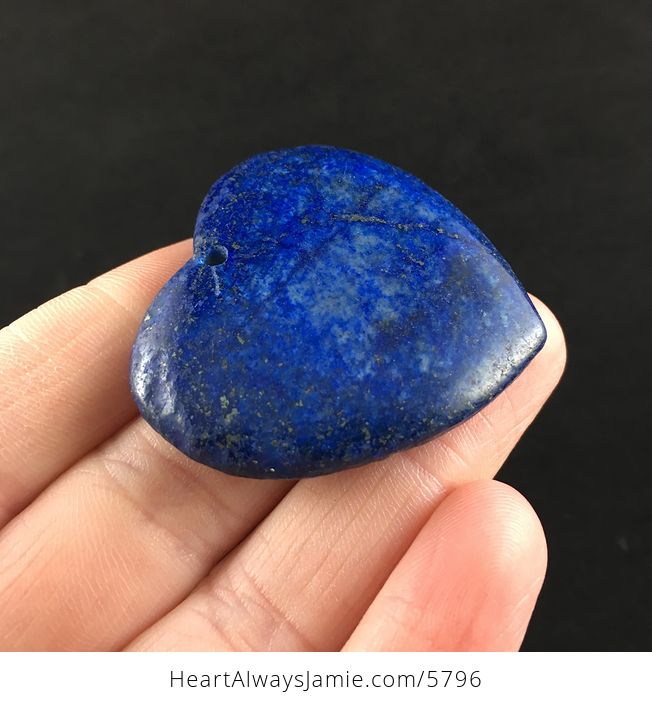 Heart Shaped Lapis Lazuli Stone Pendant Jewelry - #q0xA5Xl8Rvo-4