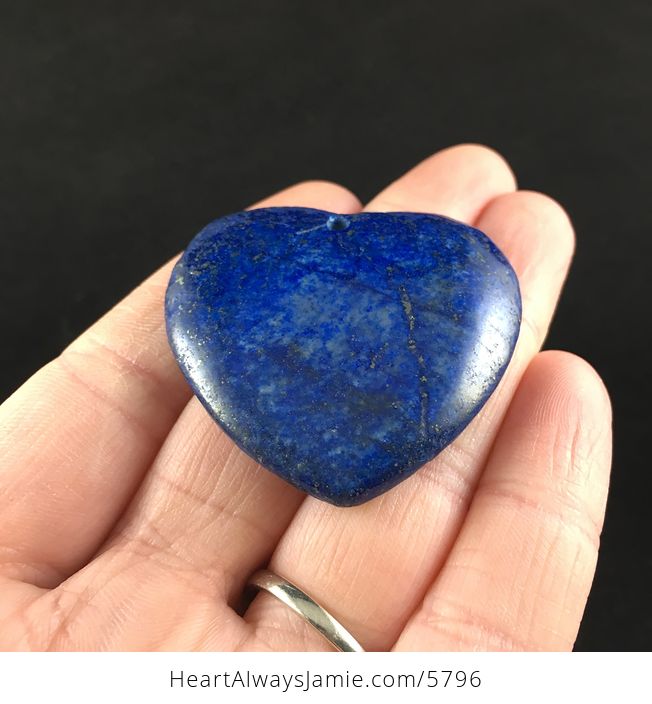 Heart Shaped Lapis Lazuli Stone Pendant Jewelry - #q0xA5Xl8Rvo-2