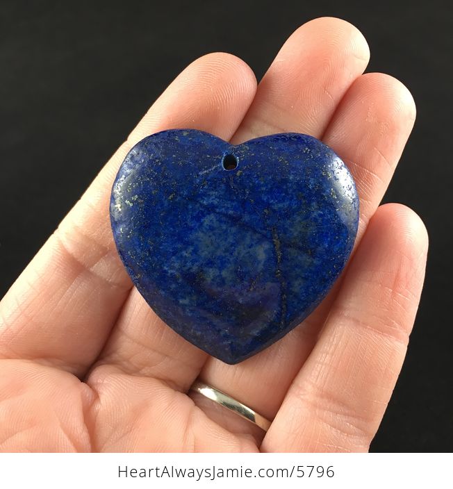 Heart Shaped Lapis Lazuli Stone Pendant Jewelry - #q0xA5Xl8Rvo-1