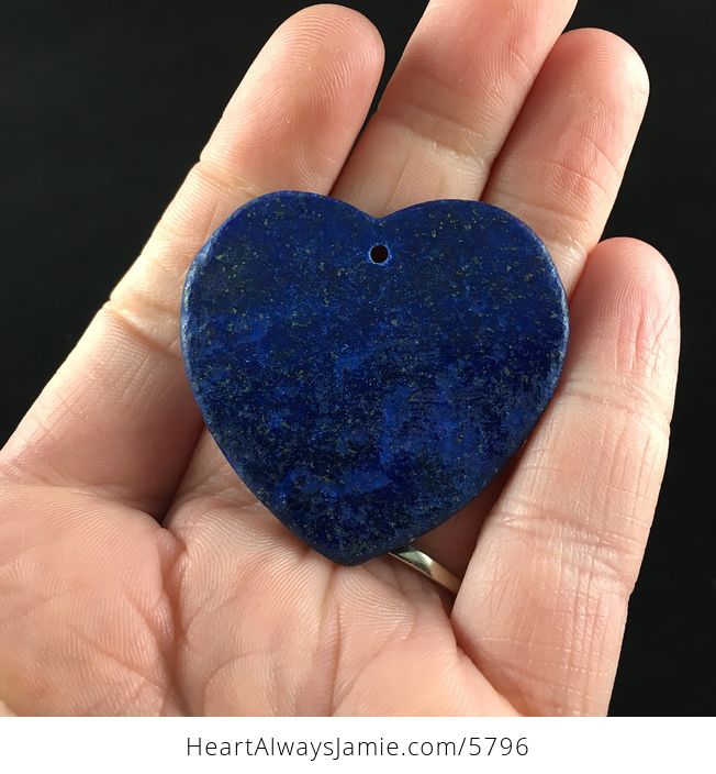 Heart Shaped Lapis Lazuli Stone Pendant Jewelry - #q0xA5Xl8Rvo-6