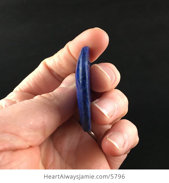 Heart Shaped Lapis Lazuli Stone Pendant Jewelry - #q0xA5Xl8Rvo-5