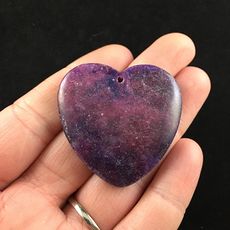 Heart Shaped Lepidolite Stone Jewelry Pendant #wkZqsrL6JEI