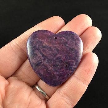 Heart Shaped Lepidolite Stone Jewelry Pendant #0C3sgTyTZus