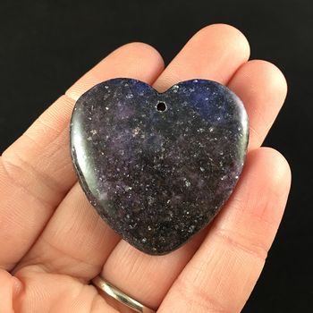 Heart Shaped Lepidolite Stone Jewelry Pendant #QtLf1uudXpY